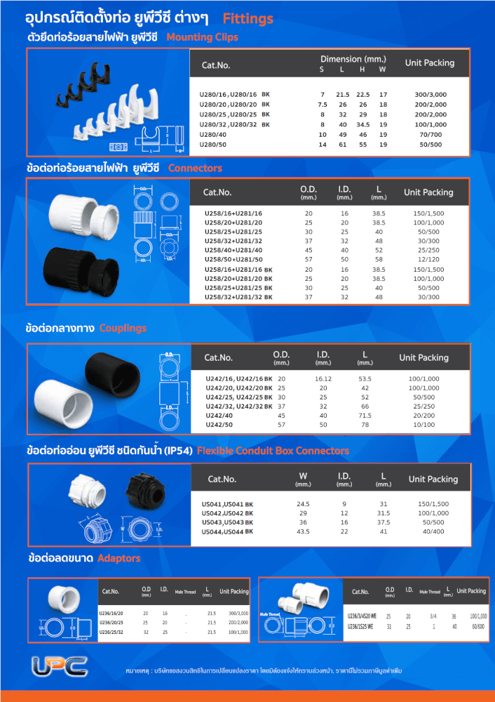 ท่ออ่อน เส้นผ่านศูนย์กลาง 32 มม. ยาว 50 ม. สีดำ UPC 1132CM BK CORRUGATED CONDUIT